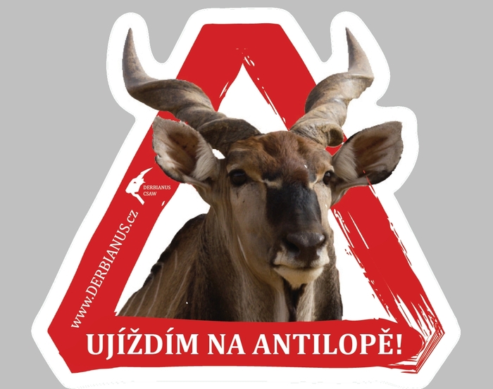 Samolepka na auto :: Antelope Conservation